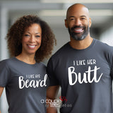 I Like His Beard, I Like Her Butt Set