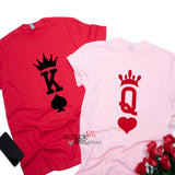 King of Spades & Queen of Hearts (Large Print) Set