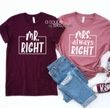 Mr. Right & Mrs. Always Right Set