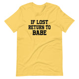 If Lost Return To Babe